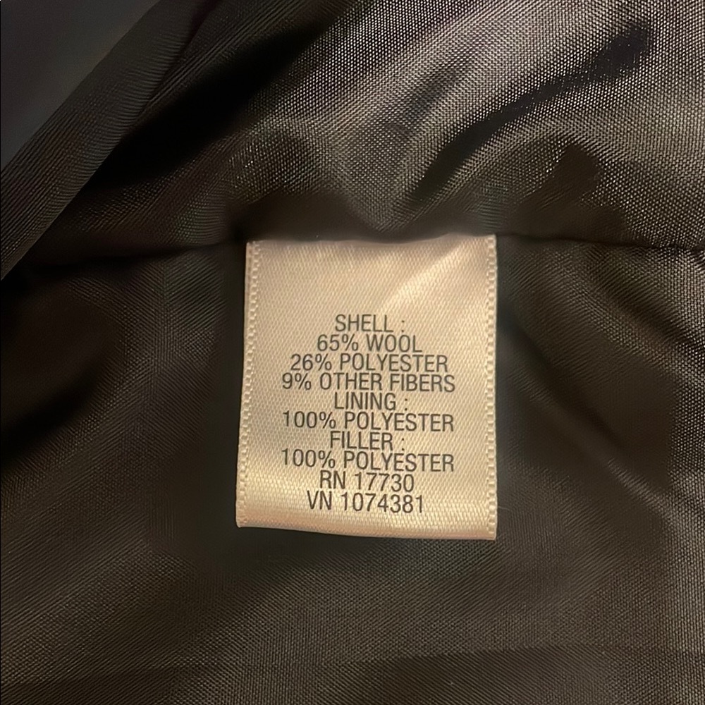 Gray Military Field Jacket with Structured Fit - Picture 5 of 6